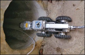 Crawler camera for CCTV pipe surveys