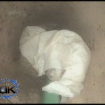 Down the toilet; flushable wipes; blocked sewer
